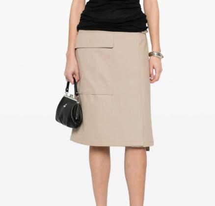 26SS 쿠레쥬 숏 스커트 126CJU343CO0134 1005 BEIGE - COURREGES