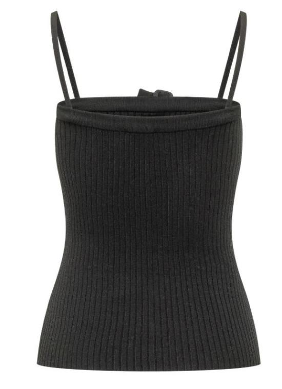 26SS 쿠레쥬 민소매 티셔츠 126MDE156FI0001 9999 BLACK - COURREGES