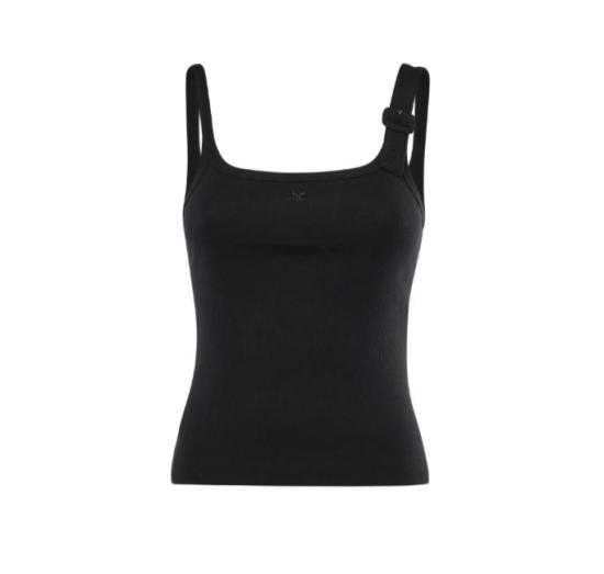 26SS 쿠레쥬 반팔 티셔츠 126JDE153JS0194 9999 BLACK