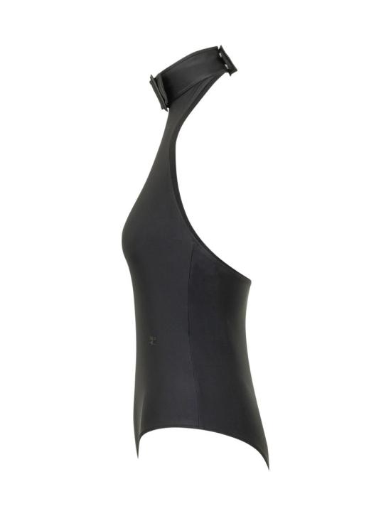 26SS 쿠레쥬 바디수트 티셔츠 126JBD170PA0043 9999 BLACK - COURREGES