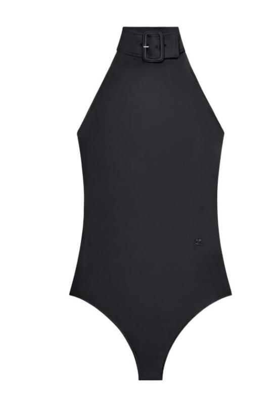 26SS 쿠레쥬 바디수트 티셔츠 126JBD170PA0043 9999 BLACK