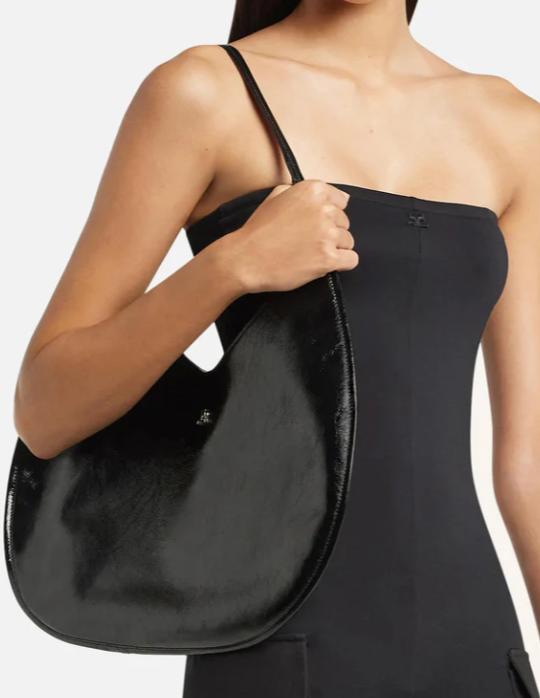 26SS 쿠레쥬 홀리 나츨랙 레더 토트백 126GSA210CR0043 9999 BLACK - COURREGES