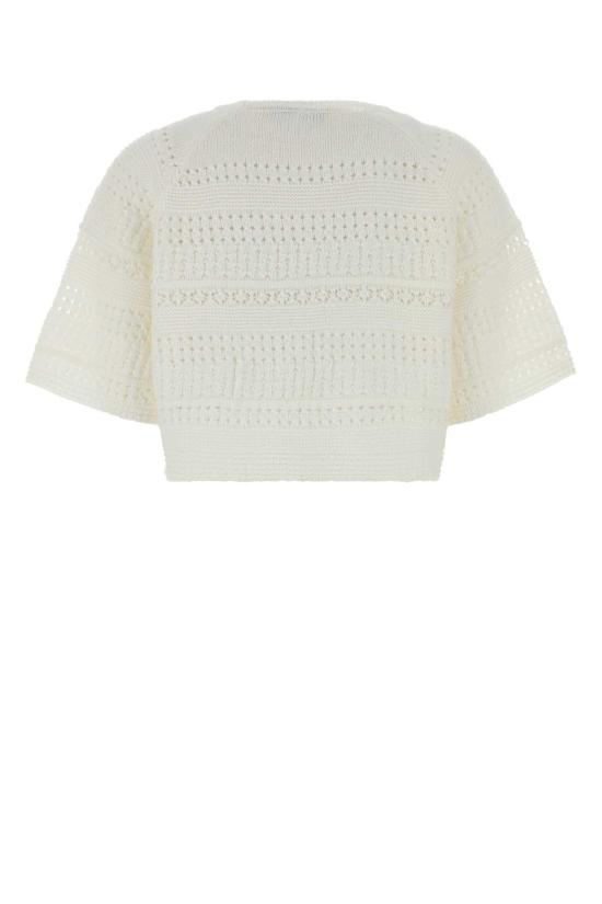 26SS 위켄드막스마라 스웨터 2615361033600 001 White - WEEKEND MAX MARA