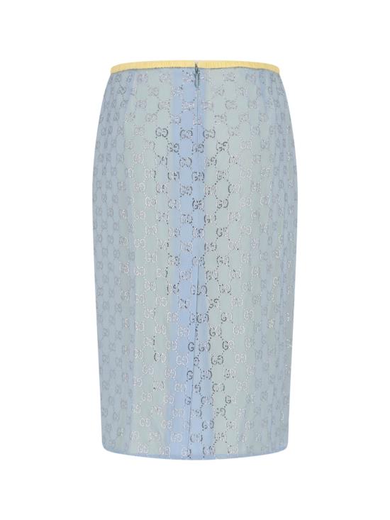 26SS 구찌 미디 스커트 855496 ZARX2 4141 Blue - GUCCI