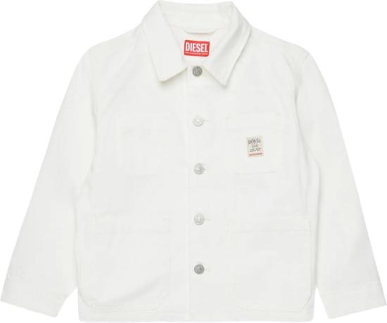 26SS [키즈] 디젤 자켓 J02546KXBRZK141 WHITE
