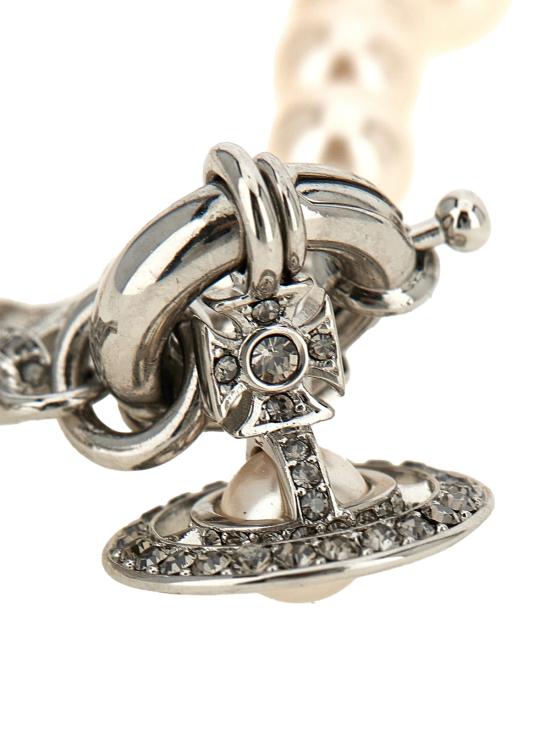  비비안웨스트우드 팔찌 비비안 웨스트우드 리고베르타 브레이슬릿 화이트 - VIVIENNE WESTWOOD