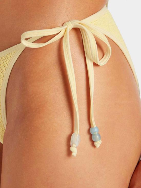  훈자 지 비키니 수영복 훈자 G 지나 트라이앵글 비즈 비키니 세트 버터 - HUNZA G