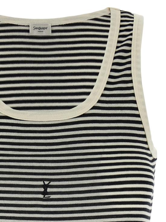 26SS 생로랑 민소매 티셔츠 832278Y37ZN1077 - SAINT LAURENT