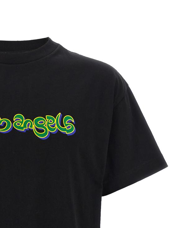 26SS 팜앤젤스 반팔 티셔츠 PMAA109S26JER00910551055 Black - PALM ANGELS