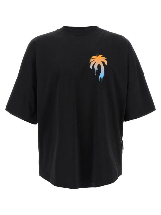 26SS 팜앤젤스 반팔 티셔츠 PMAA10BS26JER00310011001 Black