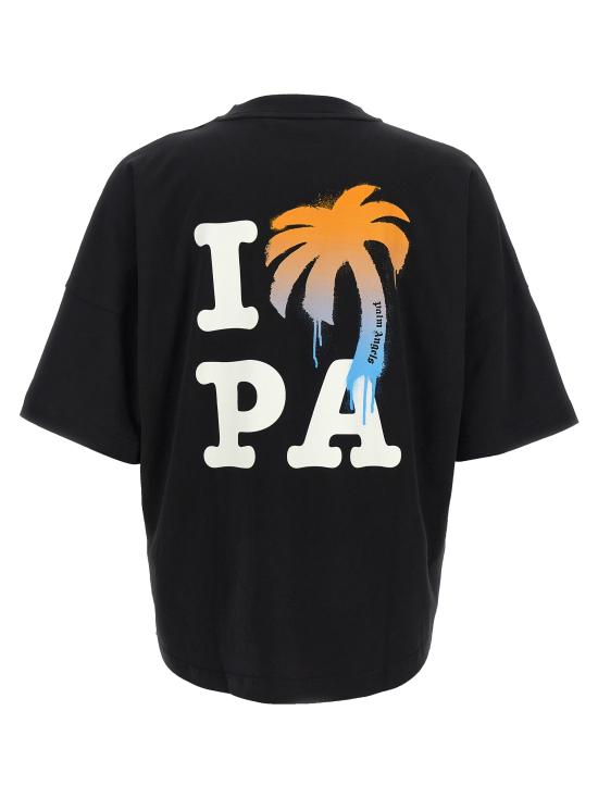 26SS 팜앤젤스 반팔 티셔츠 PMAA10BS26JER00310011001 Black - PALM ANGELS
