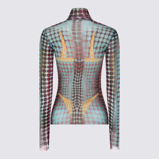  장 폴 고티에 블라우스 긴팔 터틀넥 탑 - JEAN PAUL GAULTIER