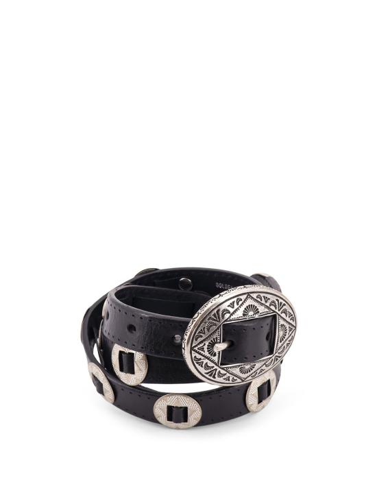  골든구스 벨트 골든 구스 가죽  블랙 - GOLDEN GOOSE