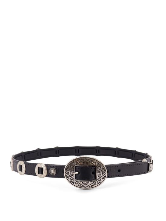  골든구스 벨트 골든 구스 가죽  블랙