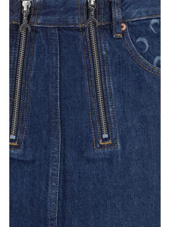 26SS 마린세르 데님 스커트 WSK135ARDEN0002 BL80 BLUE - MARINE SERRE