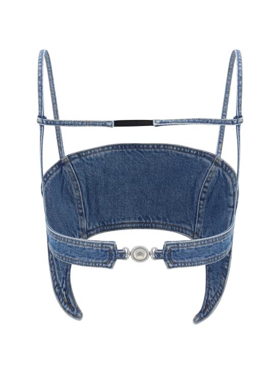 26SS 마린세르 반팔 티셔츠 WTO465ACDEN0002 BL05 BLUE - MARINE SERRE