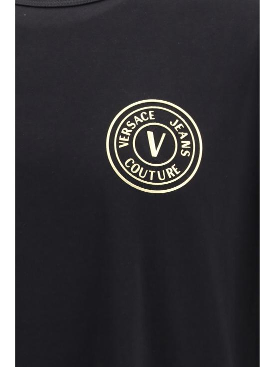 26SS 베르사체 반팔 티셔츠 80GAHT04CJ00T G89 BLACK - VERSACE