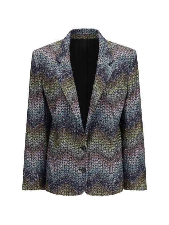 26SS 미소니 수트 자켓 DS26SF06BC0065 SMSNS MULTICOLOUR