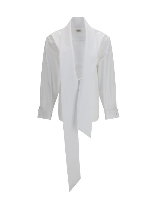 26SS 생로랑 셔츠 870726Y1H48 9000 WHITE