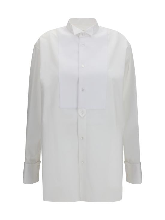 26SS 생로랑 셔츠 870737Y9J21 9001 WHITE