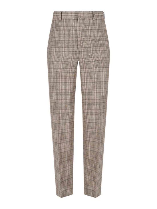 26SS 오라리 팬츠 A26SP02SNDARKBROWNCHECK Brown