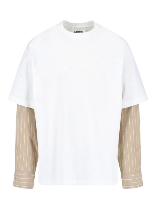 26SS 질샌더 반팔 티셔츠 J22GC0235J20256100 White