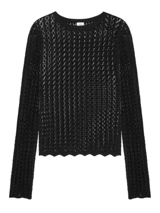 26SS 생로랑 민소매 티셔츠 863344Y76VX1000 Black - SAINT LAURENT