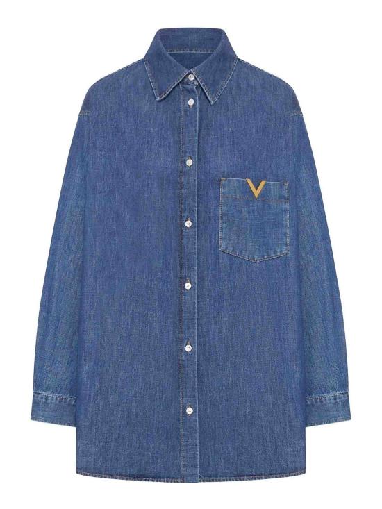 26SS 발렌티노 가라바니 셔츠 BDB03K9YA558 Blue