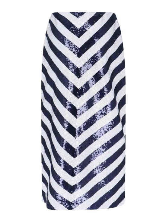 26SS 랄프 로렌 미디 스커트 200P08047001 Blue - RALPH LAUREN