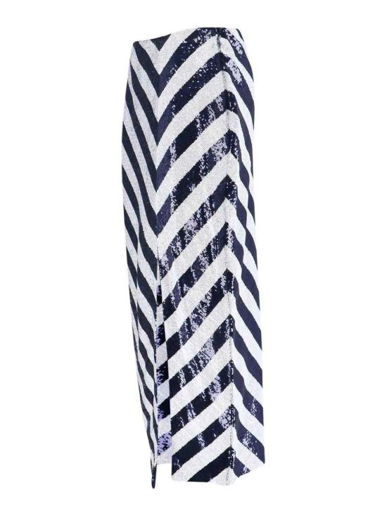 26SS 랄프 로렌 미디 스커트 200P08047001 Blue - RALPH LAUREN