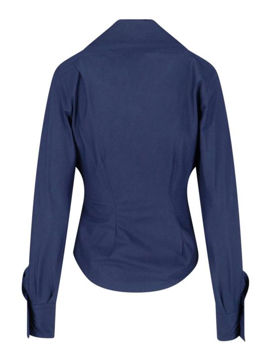 26SS 비비안웨스트우드 드렁큰 셔츠 1501000CW009QK410 Blue - VIVIENNE WESTWOOD