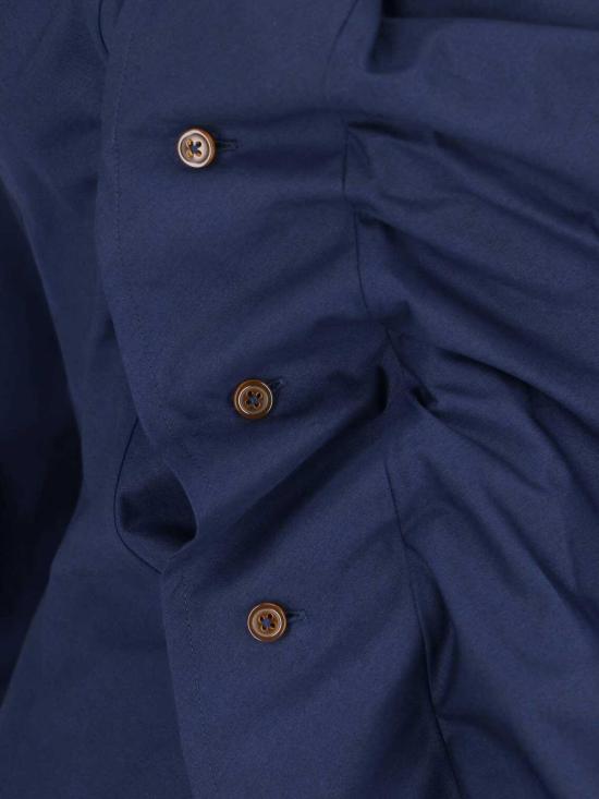 26SS 비비안웨스트우드 드렁큰 셔츠 1501000CW009QK410 Blue - VIVIENNE WESTWOOD