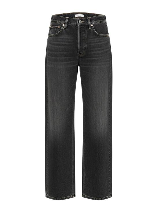 26SS 하이쿠레 스트레이트 팬츠 HEW03296DF174L902 Black