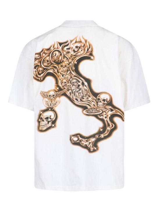 26SS 피디에프 반팔 티셔츠 DFM54029TJ110ITALY White - PDF