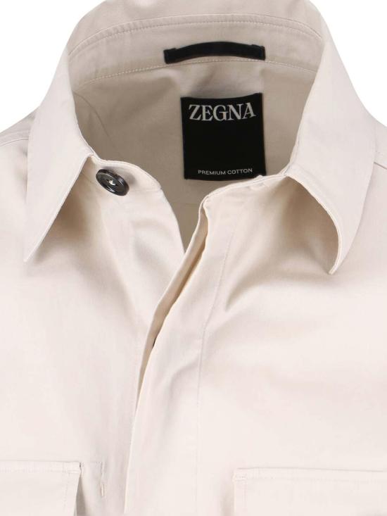 26SS 에르메네질도제냐 긴팔 셔츠 RUHV16A3SOT8BN01G White - ERMENEGILDO ZEGNA