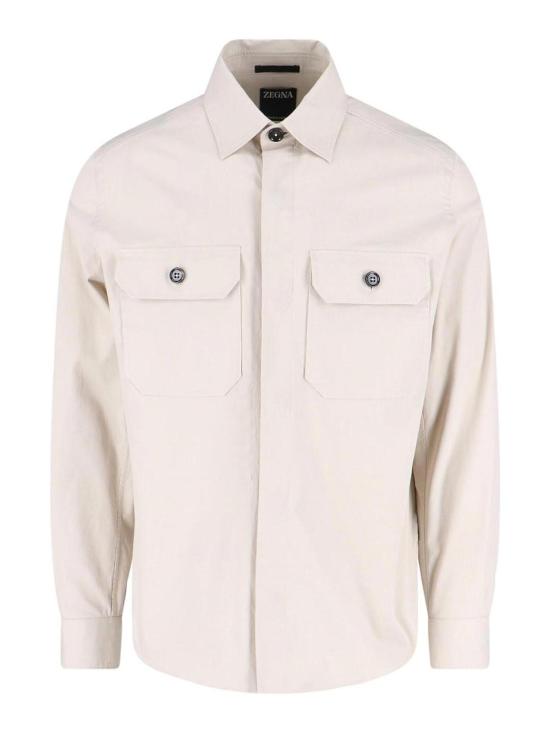 26SS 에르메네질도제냐 긴팔 셔츠 RUHV16A3SOT8BN01G White