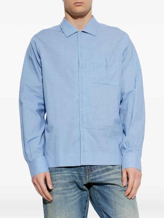 26SS 마르지엘라 긴팔 셔츠 S50DT0068S43021491M Blue - MAISON MARGIELA