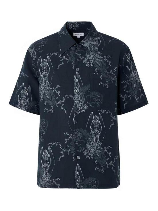 26SS 아워레가시 에브리 셔츠 숏슬리브 데스 페이즐리 프린트 M2262EDPDEATHPAISLEYPRINT Black - OUR LEGACY