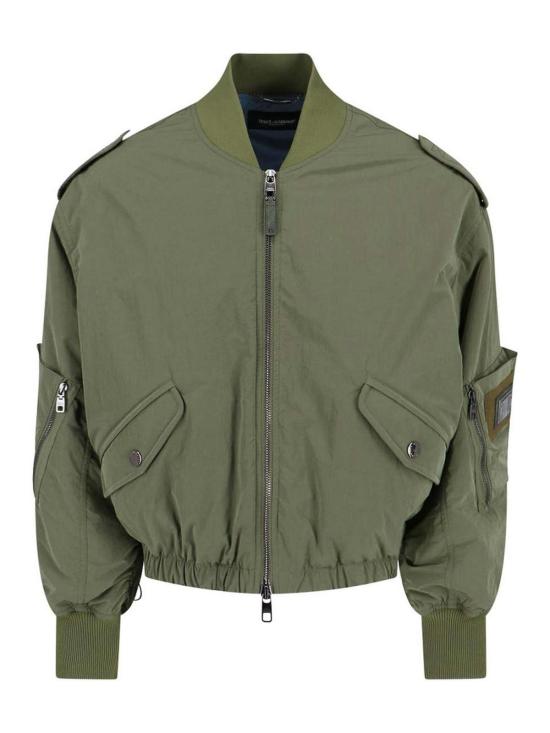 26SS 돌체앤가바나 봄버 자켓 G9BZSTHUMUEV0824 Green