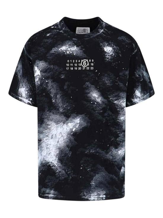 26SS MM6 메종마르지엘라 반팔 티셔츠 SH2GC0039M20048900 Black