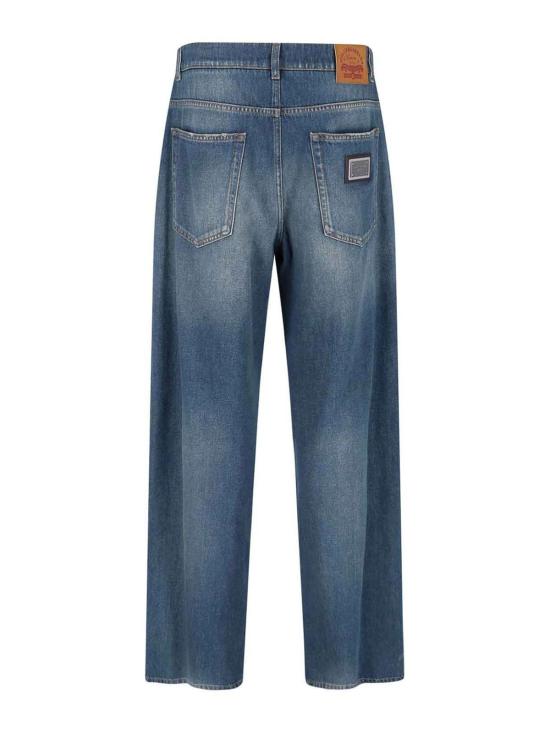 26SS 돌체앤가바나 스트레이트 팬츠 GP18LDG8OV1S9001 Blue - DOLCE & GABBANA