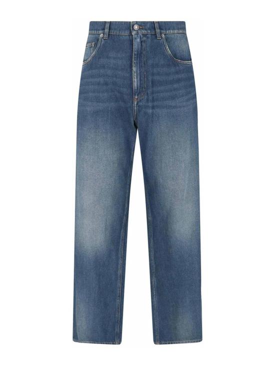 26SS 돌체앤가바나 스트레이트 팬츠 GP18LDG8OV1S9001 Blue