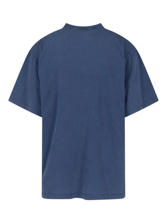 26SS 발렌시아가 반팔 티셔츠 850403TTVO82061 Blue - BALENCIAGA