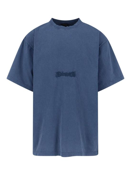 26SS 발렌시아가 반팔 티셔츠 850403TTVO82061 Blue
