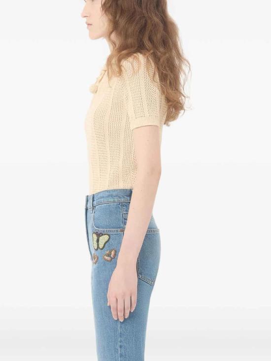 26SS 발렌티노 가라바니 폴로 티셔츠 BKP00JA33A03 Beige - VALENTINO GARAVANI