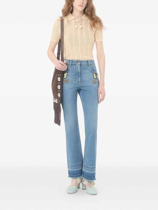 26SS 발렌티노 가라바니 폴로 티셔츠 BKP00JA33A03 Beige - VALENTINO GARAVANI