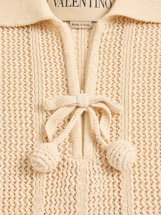 26SS 발렌티노 가라바니 폴로 티셔츠 BKP00JA33A03 Beige - VALENTINO GARAVANI