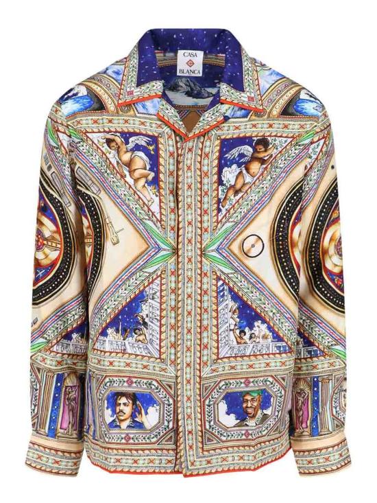 26SS 카사블랑카 긴팔 셔츠 MSS26SH00601PLAFONDORNEDEMUSIQUE Multicolour