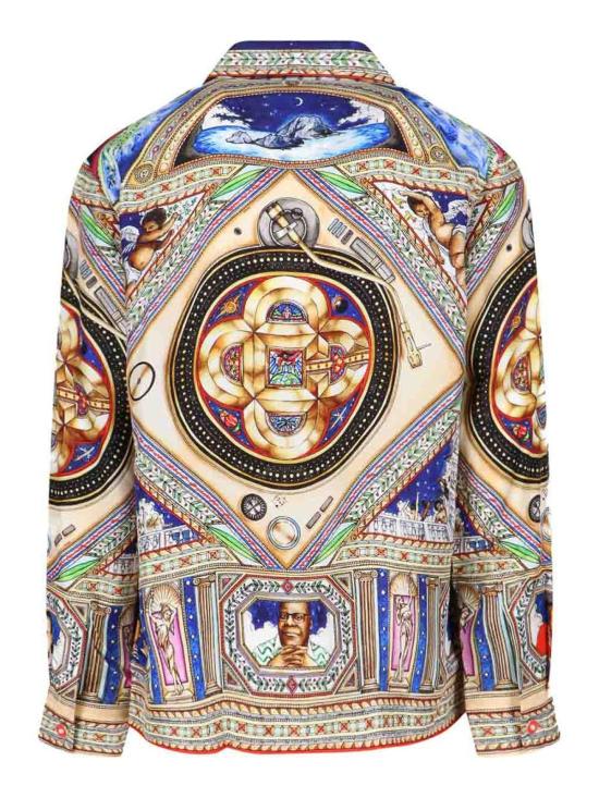 26SS 카사블랑카 긴팔 셔츠 MSS26SH00601PLAFONDORNEDEMUSIQUE Multicolour - CASABLANCA