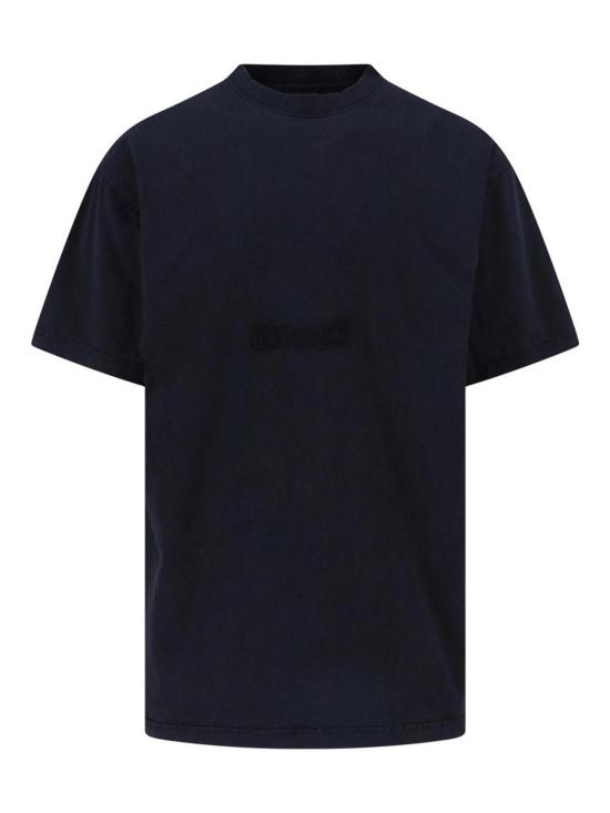 26SS 발렌시아가 반팔 티셔츠 850403TTVO81041 Black